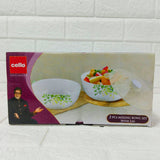 Di0206 Cello Small Mixing Bowl Set of 2pc with Lids - 500ml Each