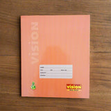 AM5501 Vision Single Line A5 Notebook 132 Pages, 160mmX190mm (Brown, Pack of 1)
