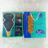 Di0346 Mocha Cafe 3-Piece Tea & Snacks Set with Guitar Platter