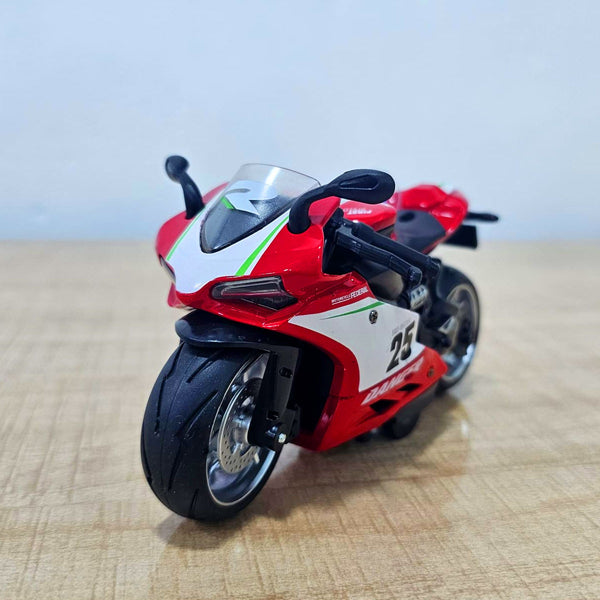 AM5969 Die-cast Metal Motorcycle Toy