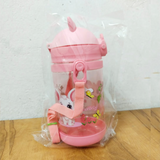 AM5544 Kids Water Bottle Antler Creative Cartoon sippy Cups with Straws Leakproof