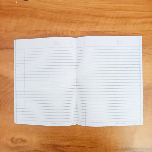 AM5502 Vision Single Line A4 Notebook 140 Pages, 180mmX240mm (Brown, Pack of 1)