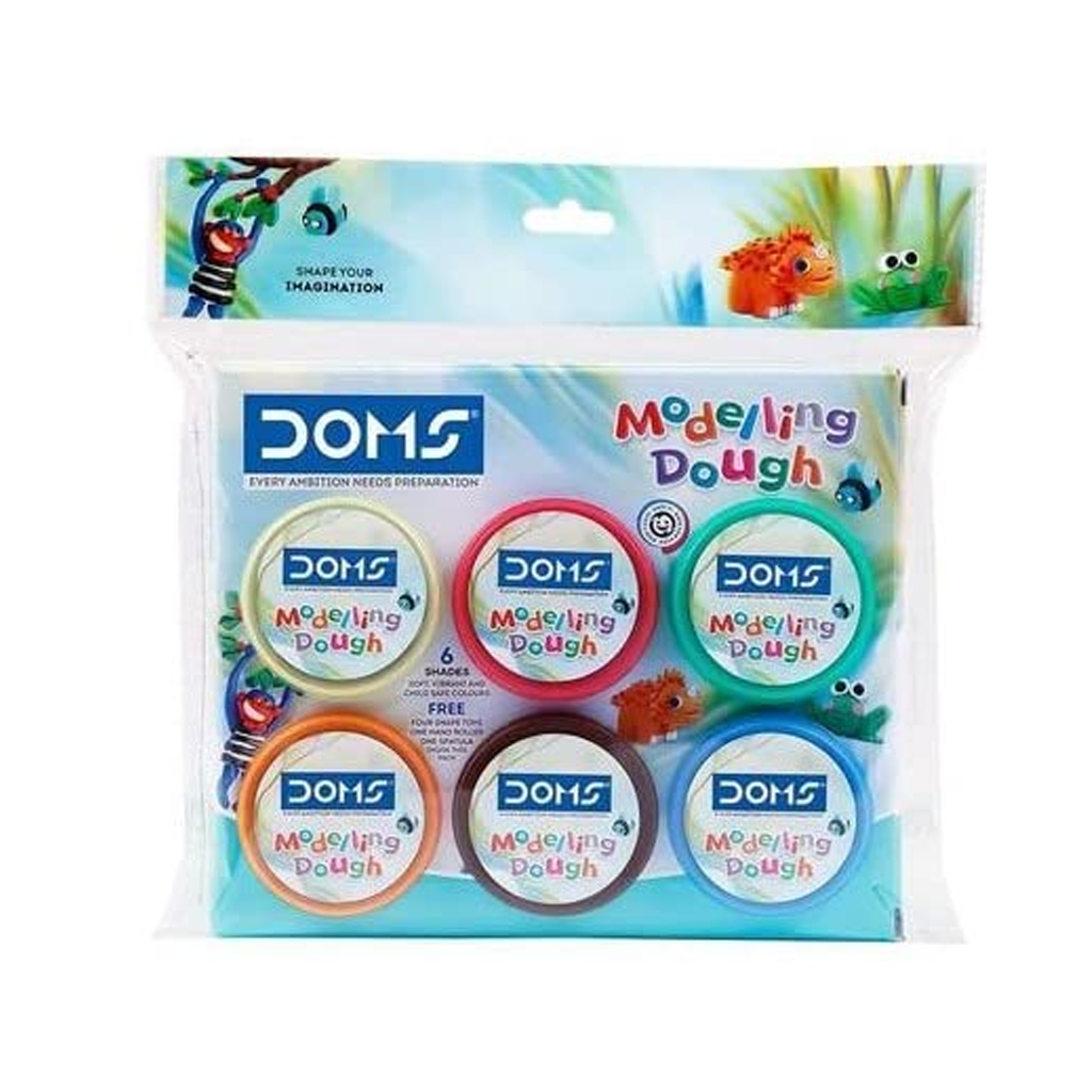 3202 DOMS Modelling Clay dough 6 shade Amd Deodap