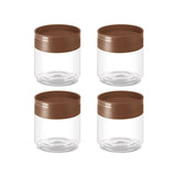 AM5803 Eliza 500ml Airtight Plastic Container Storage Jar (4 pcs) Set For Kitchen
