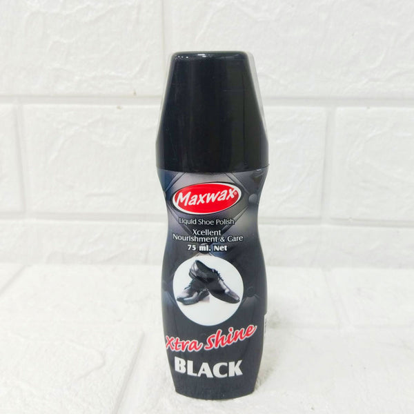 AM6148 Maxwax Liquid Shoe Polish – Black (75 ml)