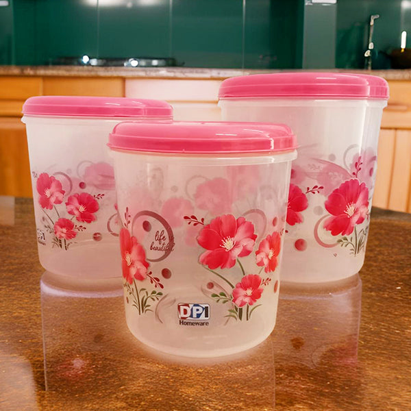 AM3988 DPI Cooking Multipurpose Storage Containers Jumbo Set (Pack of 3Pcs)