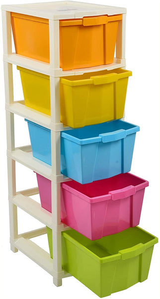 0769 Multipurpose Modular Drawer Organizer Storage Box - 5 Layers