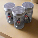 AM3986 DPI Iconic Plastic Storage Containers Jar(With Spoon) 1600ml (Pack of 3Pcs)