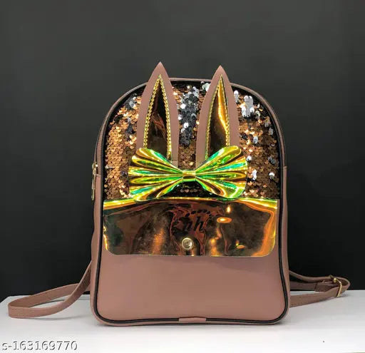 AM0595 ADORABLE BACKPACK FOR WOMEN (L 10" x W 3" x H 11.5" )