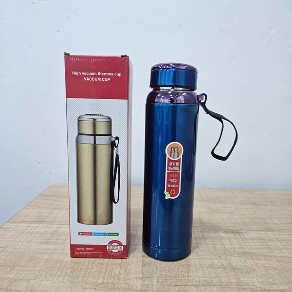 3282 Thermos Flask Insulated Stainless Steel Water Bottle - 1000ml