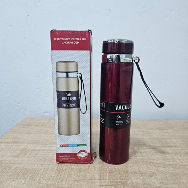 3282 Thermos Flask Insulated Stainless Steel Water Bottle - 1000ml
