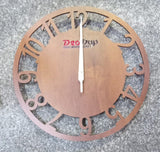 AM0803 Wooden Round Wall Clock design for Home-11.5x11.5