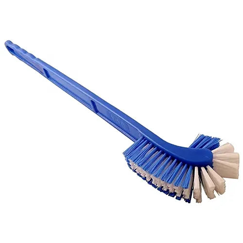 AM2508 Gala Plastic Double Hockey Toilet Brush Toilet Cleaning Brush Long Handle Toilet Brush 1 Pcs