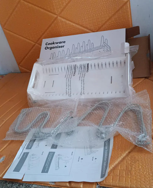 12217 Pots and Pans Organizer Rack for Under Cabinet