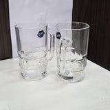 AM5385 Glass Beer Mug (335 ml, Pack of 2)