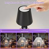 am5416 Wireless Bottle Lamp, 3 Colors Dimmable Wine Bottle Light Touch Control LED Wine Bottle Lamp For Bar Restaurant Bedroom