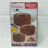 Di0267 Rishabh Super Festive 3-Piece Insulated Casserole Set