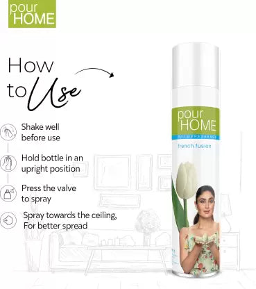 AM0282 POUR HOME Room Freshener French Fusion Spray  (220 ml)