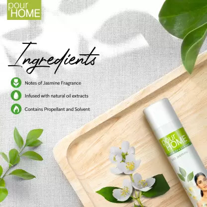 AM0284 POUR HOME Just Jasmine Room Freshner Spray  (220 ml)