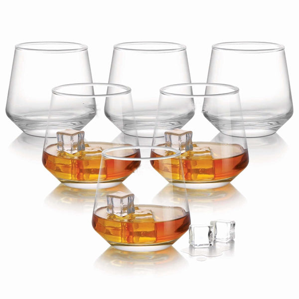 AM5210 YERA Prima OAK Whisky Glass Set of 6 Pcs - Each 300Ml