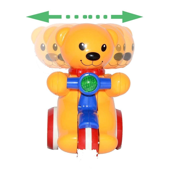 AM5193 Teddy Bear On A Scooter- Push N Go Bear with Tricycle