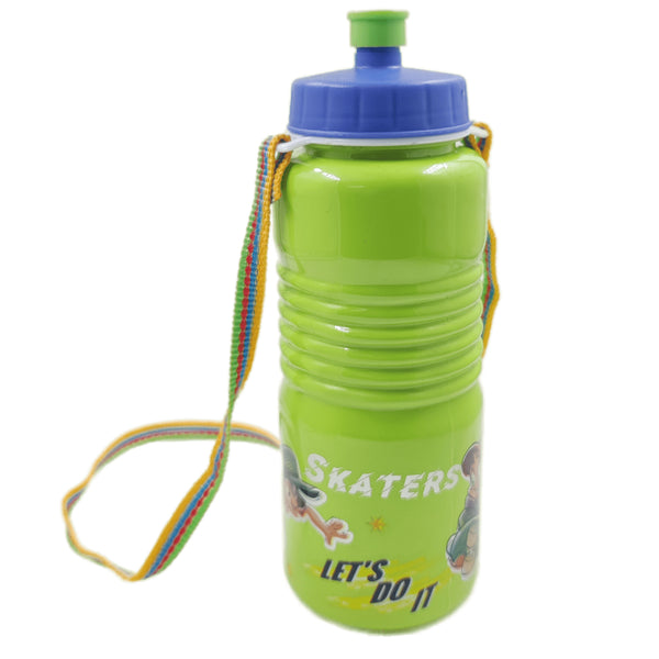 3877 Plastic Cartoon Printed Water Bottle for Kids