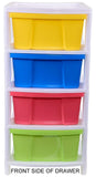 0768 Multipurpose Modular Drawer Organizer Storage Box - 4 Layers