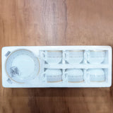 AM5671 Cello Divine Costa Multi-Design Cup & Saucer (Set of 6 Pcs)