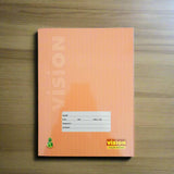 AM5502 Vision Single Line A4 Notebook 140 Pages, 180mmX240mm (Brown, Pack of 1)