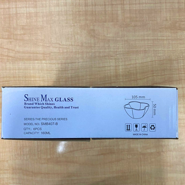 AM5968 Shibe max Ice Cream Bowls - Set of 6, 160 ml Each