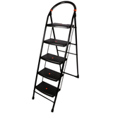 3905 - 5 Step Ladder for Home use | Heavy Duty Alloy Steel Foldable Step Ladder