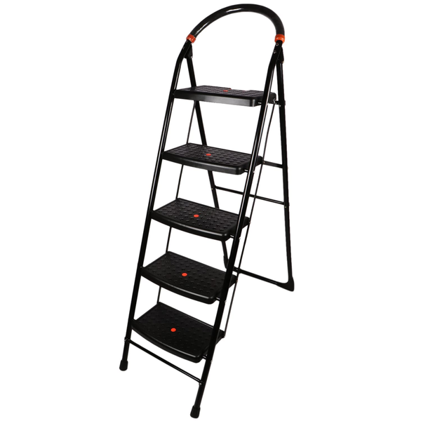 3905 - 5 Step Ladder for Home use | Heavy Duty Alloy Steel Foldable Step Ladder