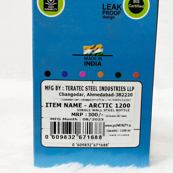 AM6224 Infinity Arctic Stainless Steel Bottle - 1200ml