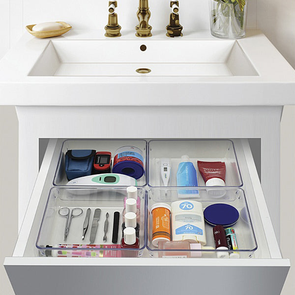 AM5147 Jaipet Alexa-04 Multipurpose Drawer Organiser (transparent) - Set of 1