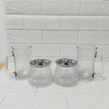 Di0201 YERA Celebration Glass Party Set - 4 Piece Handi and Mug Combo
