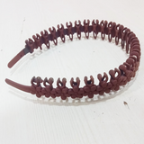 AM5618 Plastic Cute Flower Headbands for Women Girls (Multicolour)