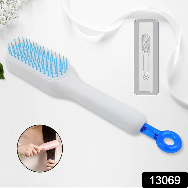 13069 Self-Cleaning Hairbrush, Massage Comb (1 Pc / With Box), Hair accessories