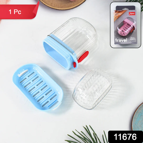 11676 Apex Unbreakable Travel Soap Case with Secure Lock (1 Pc)