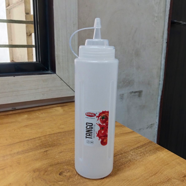AM5726 Sonal Sauce Tango Squeeze Bottle (Big) 750Ml - For Chatni, Vinegar, Oil, Dispenser Bottles