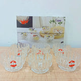 AM5964 Crystal Glass Ice Cream and Dessert Bowl - Set of 6 Pcs 150 ml