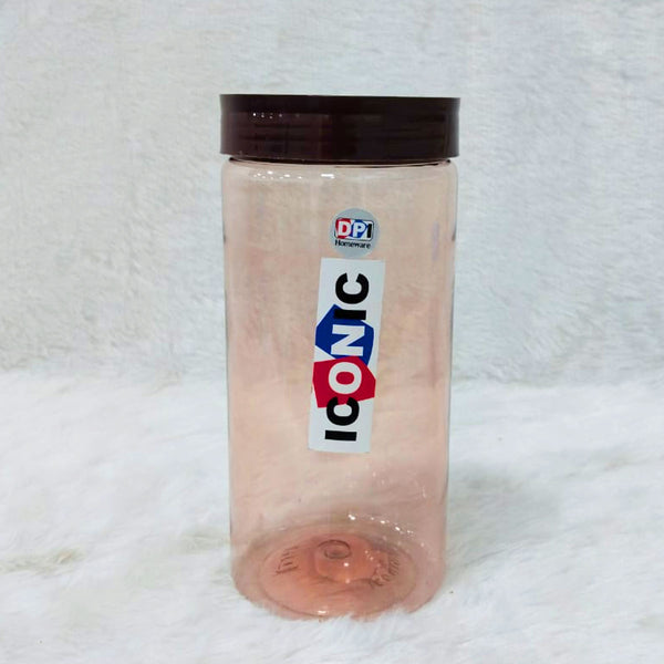 AM6265 Iconic Plastic Storage Jar Spoon 2000ml – Transparent Container