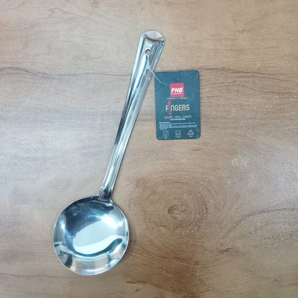 AM5830 PNB Kitchenmate Stainless Steel Solid Skimmer Serving Big Spoon - Leo 3