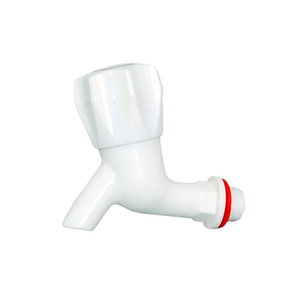 AM5594 Plastic Polo Short Bib Cock For Bathroom, Wash Basins - Pack of 1 (15 mm)