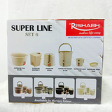 AM6225 Rishabh Super Line 6-Piece Multipurpose Bathroom Set