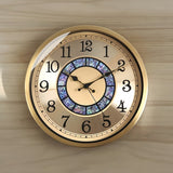 AM5946 Aesthetic Brass Silent Gold Decorative Wall Clock