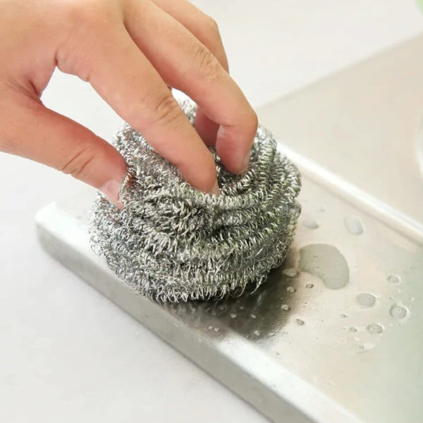 3526 Stainless Steel Cleaning Scrubbers ( pack of 12 )