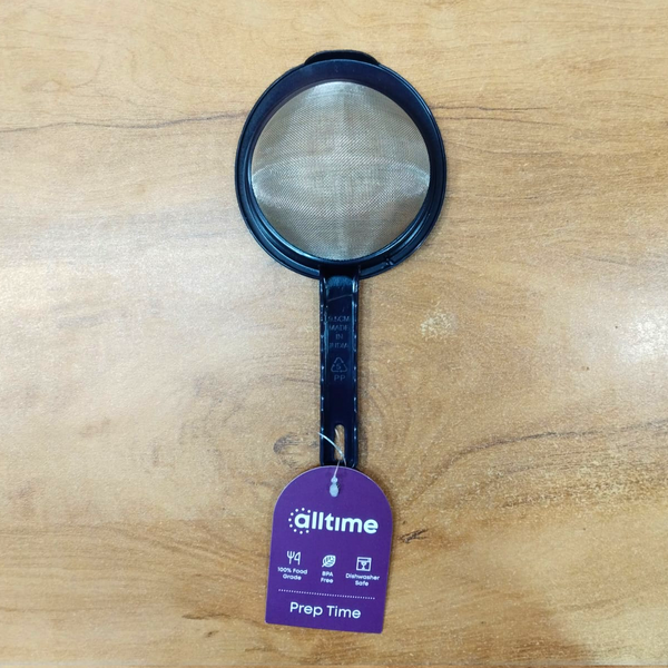 AM5711 Alltime plastic Strainer With S.S. mesh (9.5 cm, 1 Pcs) - For Tea and Coffee
