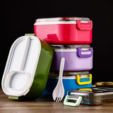 3281 Mighty Lunch Box Comes with 1 Small Container, Stylish Anti Spill Lid & 1 Baby Spoon BPA Free, Food Grade Perfect for School