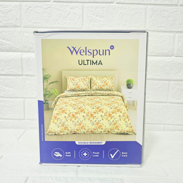 Di0013 Welspun Ultima Double Bedsheet with 2 Pillow Covers Set