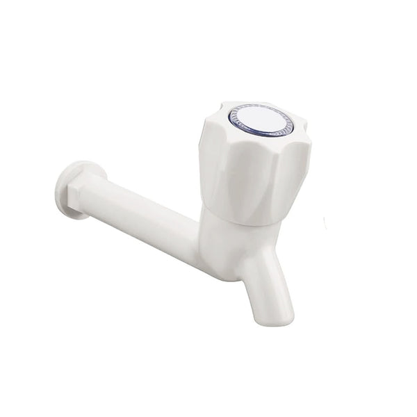 AM5595 Plastic Polo Long Body Bib Cock For Bathroom, Wash Basins - Pack of 1 (15 mm)